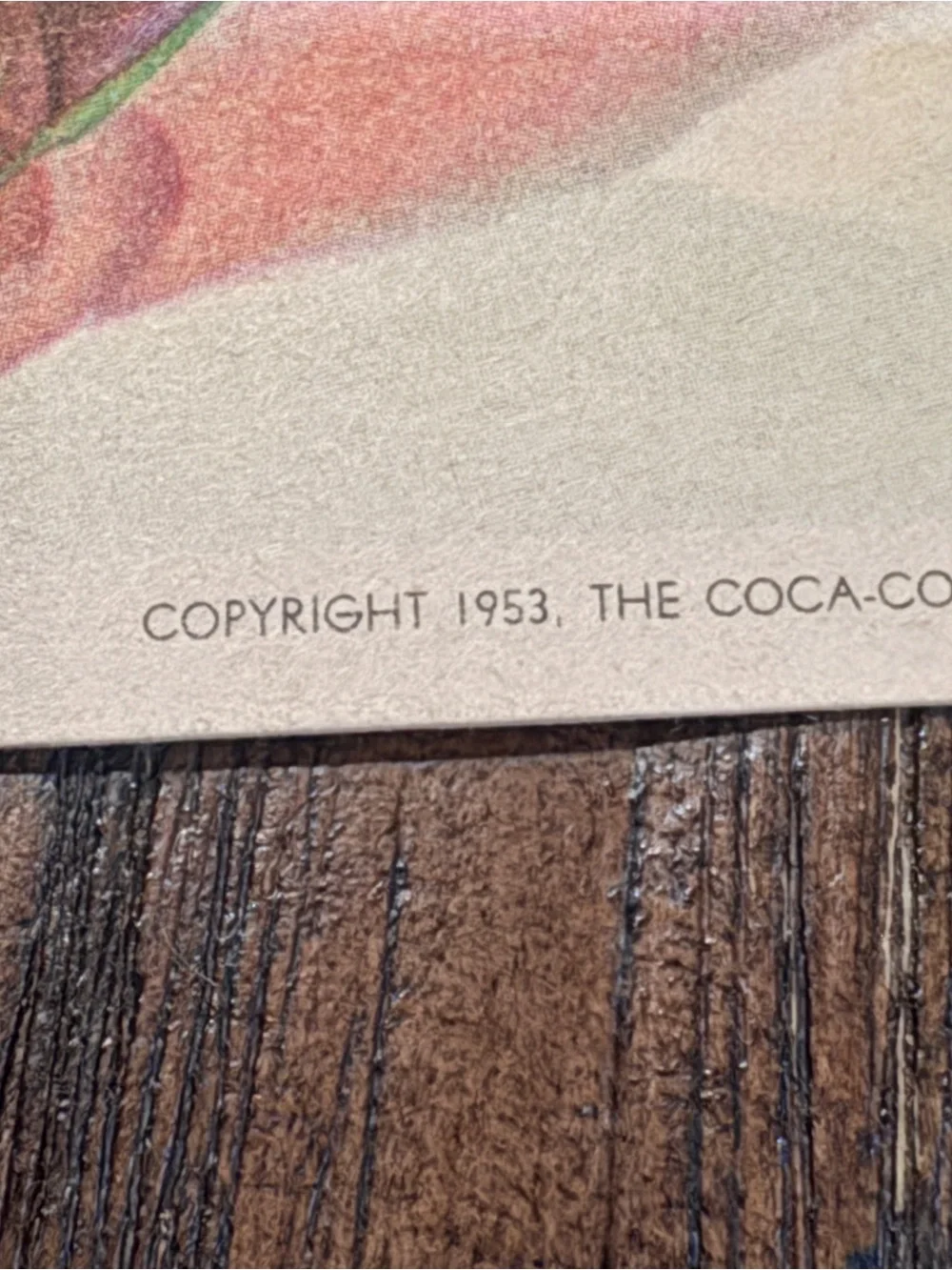 Rare 1953 and 1957 original shelf advertisement. Over 70 years old!!!!!